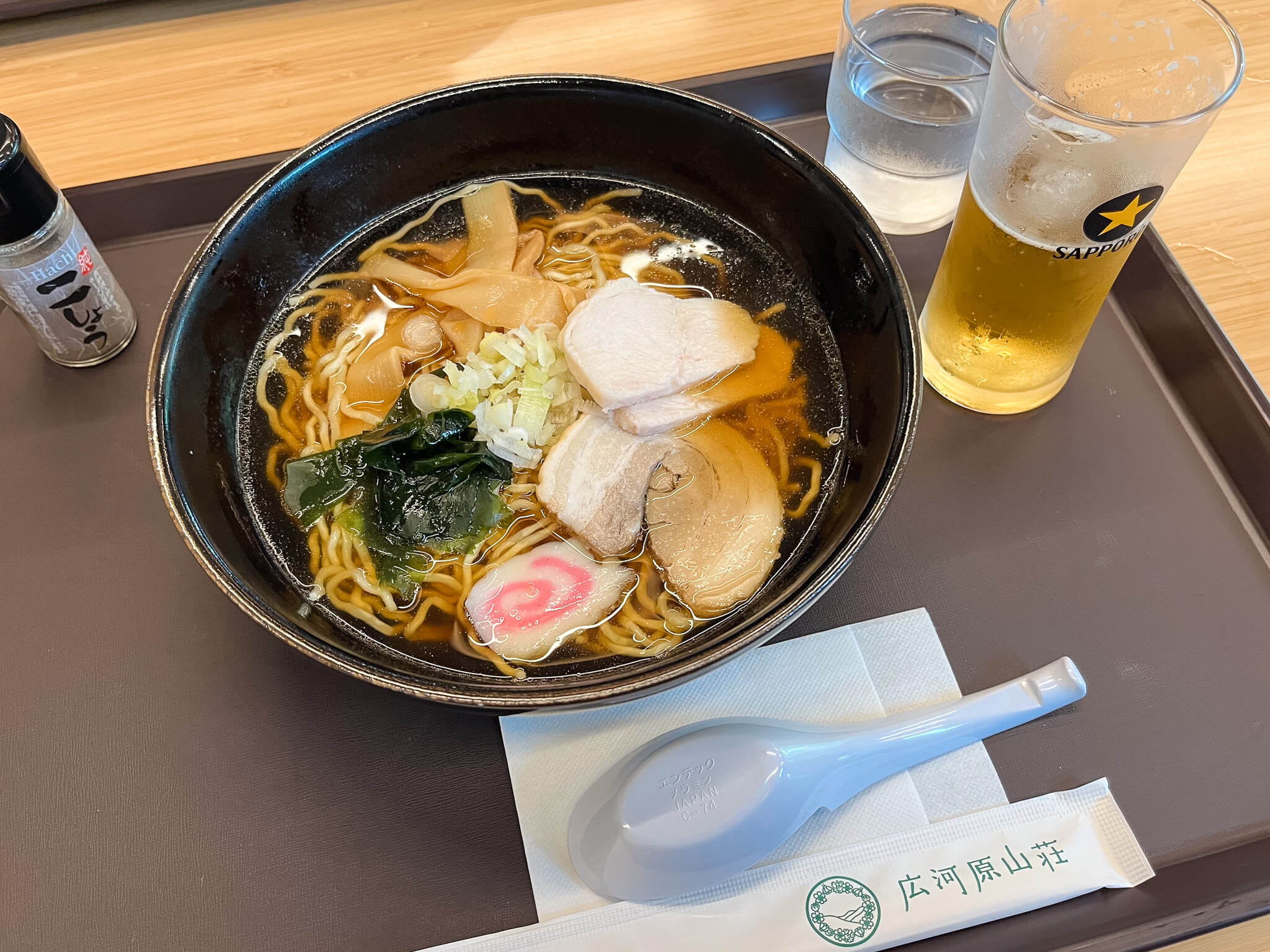 広河原山荘のラーメン