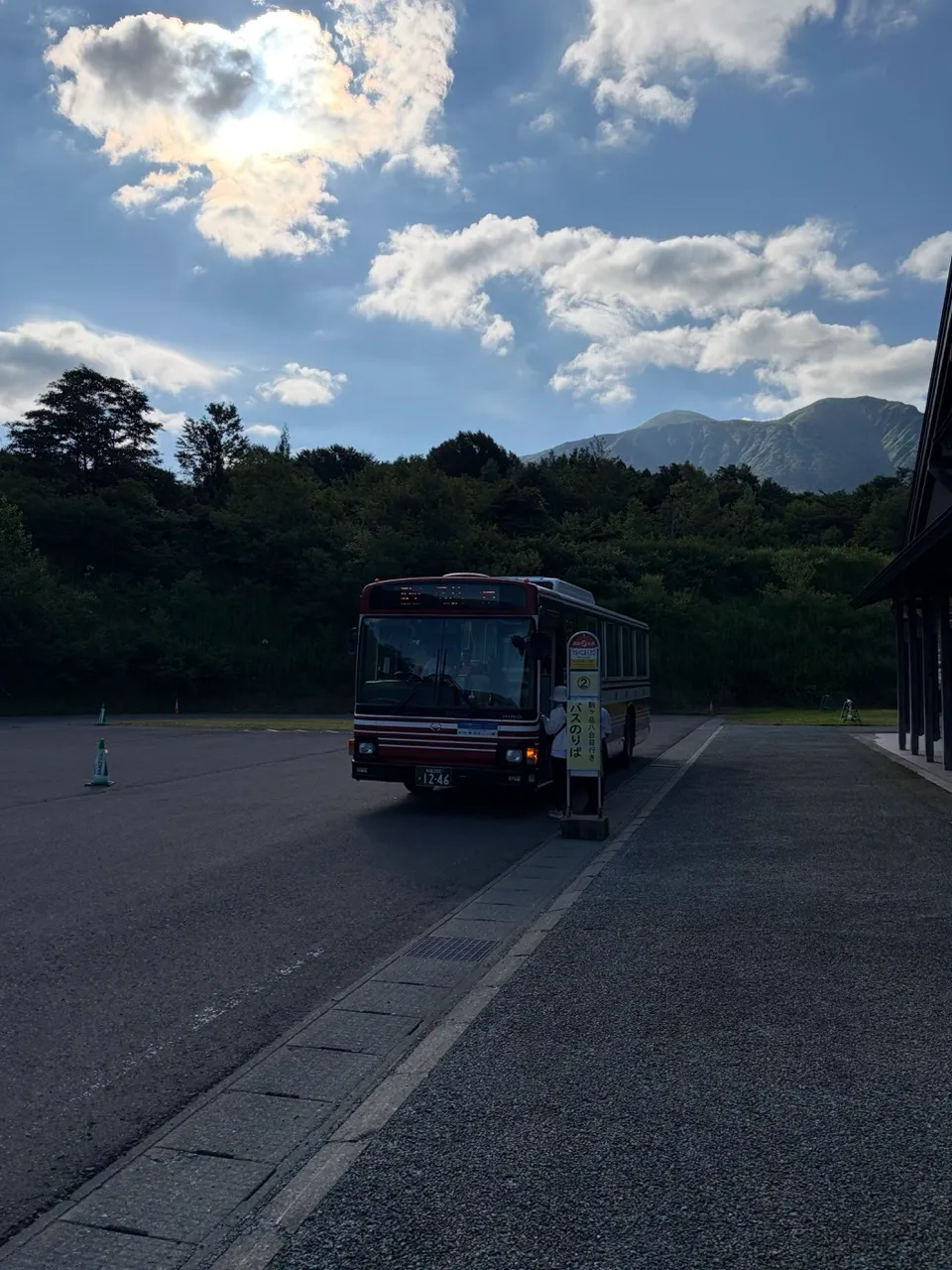 駒ヶ岳八合目まで連れて行ってくれるバス