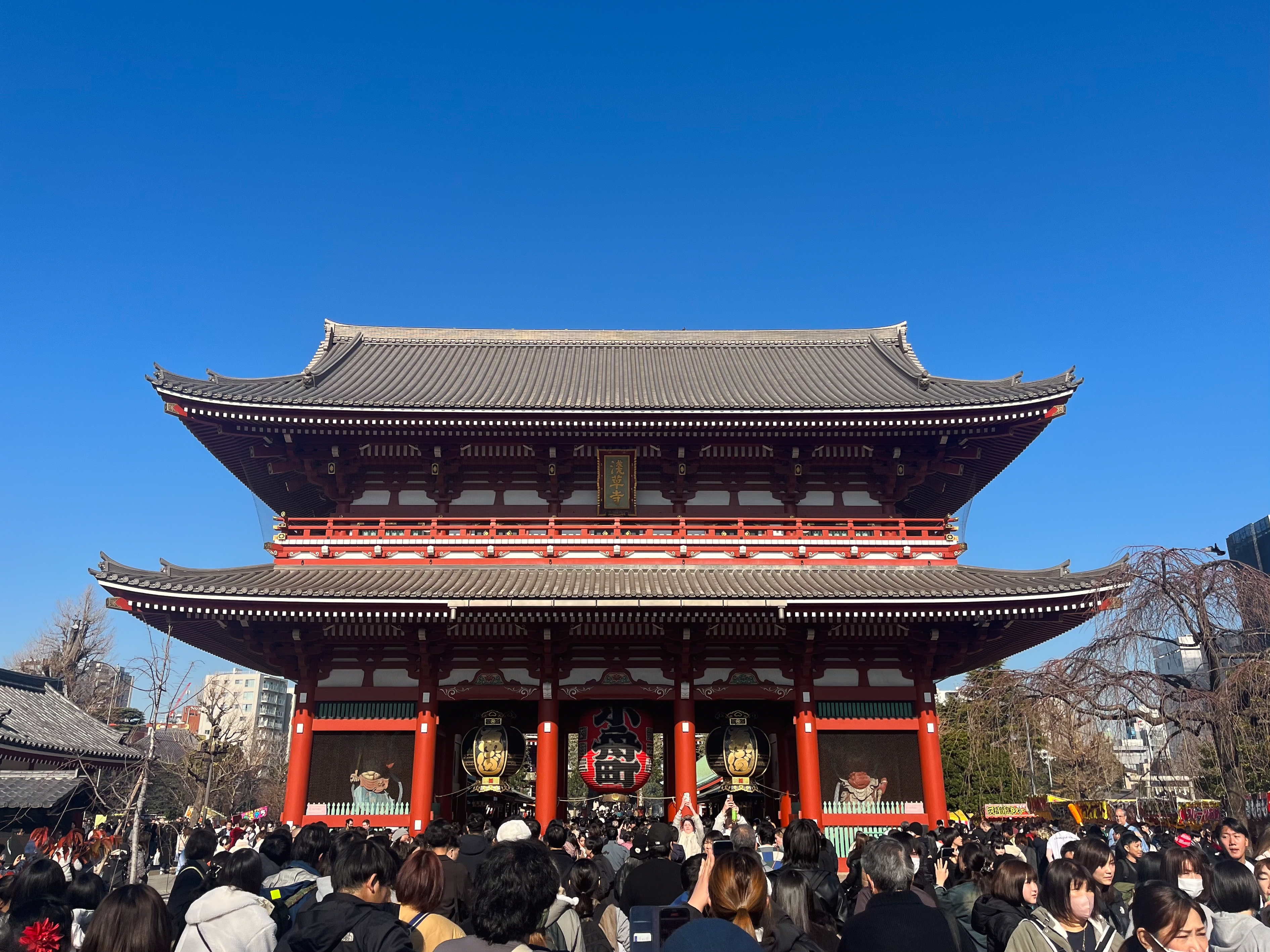 2024年1月6日の浅草寺